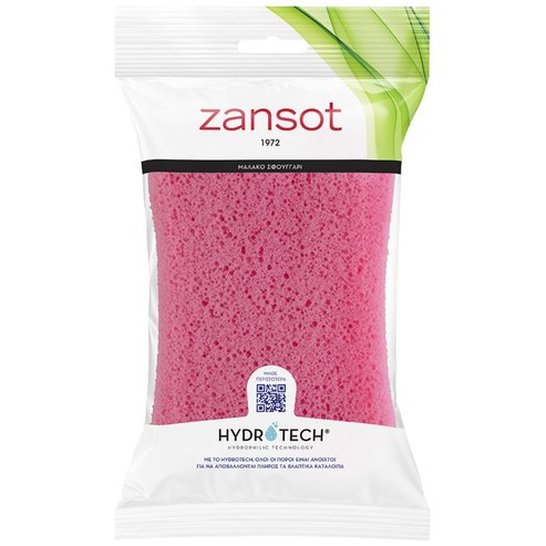 Zansot Hydrotech Body Soft Sponge 1 брой - Розова