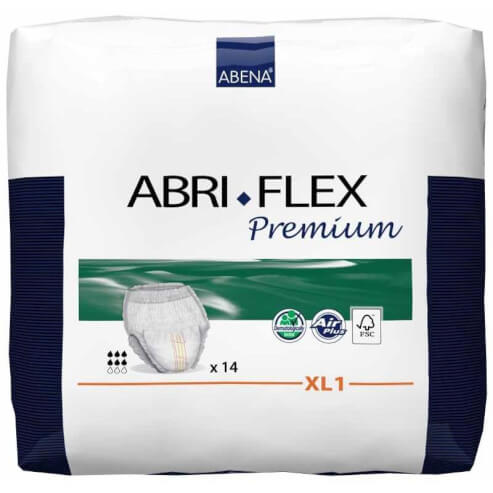 Abena Abri-Flex Premium Труси - памперс за инконтиненция 130-170см XLarge XL1 14 броя
