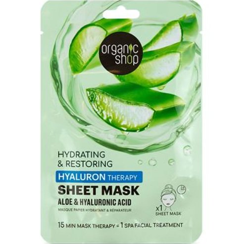 Natura Siberica Подарък Organic Shop Hydrating & Restoring Hyaluron Therapy Sheet 1 бр