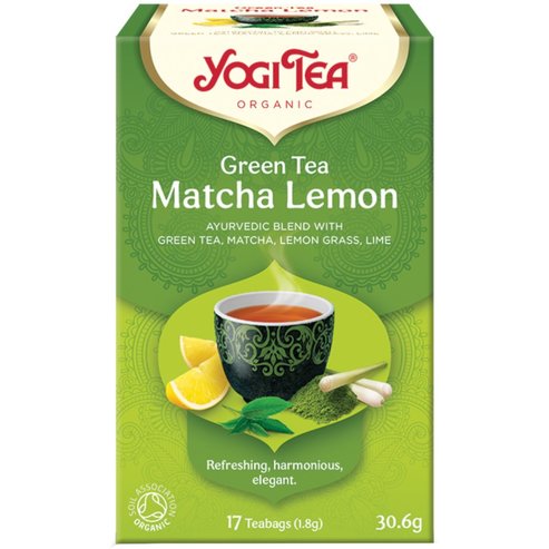 Yogi Tea Matcha Lemon 17 Teabags (17 сашета x 1,8g)