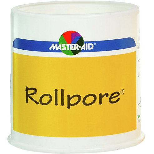 Master Aid Rollpore Adhesive Paper Bandage Tape 5m x 5cm 1 бр