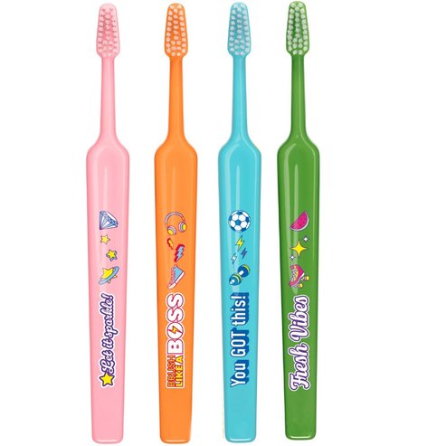 TePe Kids Extra Soft Toothbrush 6+ Years 4 броя - Multicolor 14