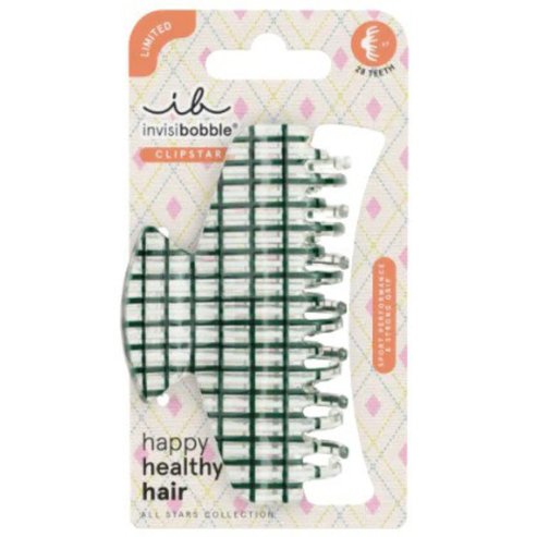 Invisibobble Clipstar All Stars Country Club Crush Клипс, Идеален за Гъста или Дълга Коса 1 Брой