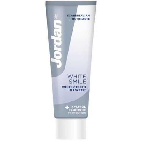 Jordan White Smile Xylitol & Fluoride Protection Toothpaste 75ml