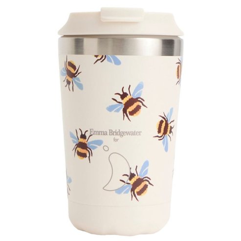 Chilly\'s Emma Bridgewater Coffee Cup Иноксова термочаша за напитки 340ml - Bumblebee Blue Wing