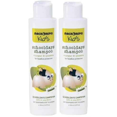 Macrovita PROMO PACK Macrorepel Kids Schooldays Shampoo 1+1 подарък 2 x150ml