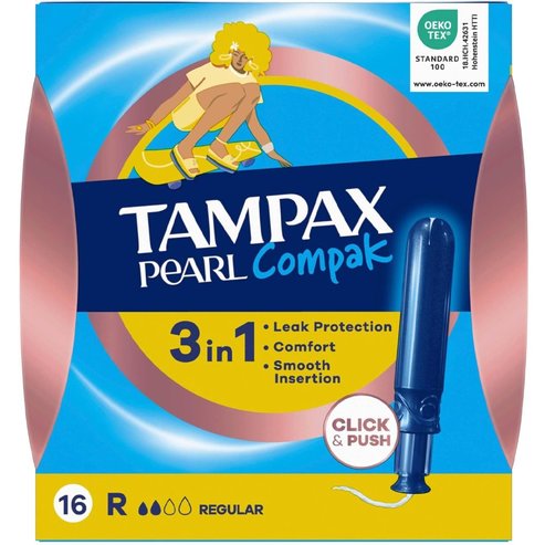 Tampax Compak Pearl Regular 16 бр