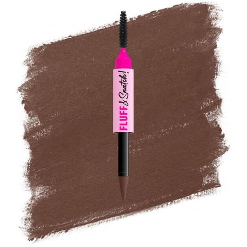 Nyx Professional Makeup Fluff & Snatch Brow Powder Pen Молив за вежди с двойна употреба за запълване и оформяне с естествен и мек матов резултат 1g - 05 Cool Ash Brown