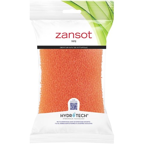Zansot Hydrotech Anti Callulite Sponge 1 брой - Оранжев