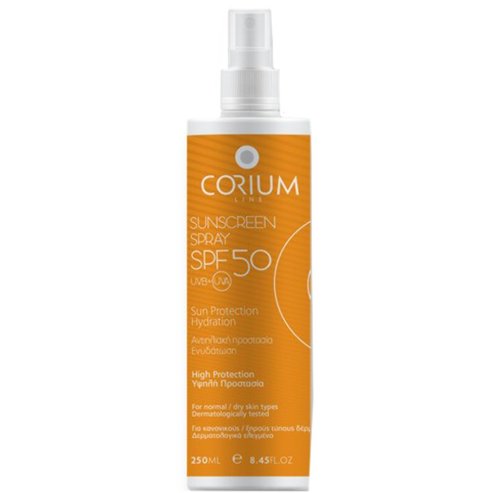 Corium Protection Hydration Sunscreen Spf50 Spray 250ml