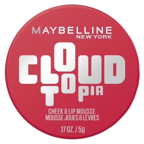 Maybelline Cloudtopia Cheek & Lip Mousse Матов мус за бузи и устни с лека текстура и наситен цвят 5g - 02 Etheral Rouge