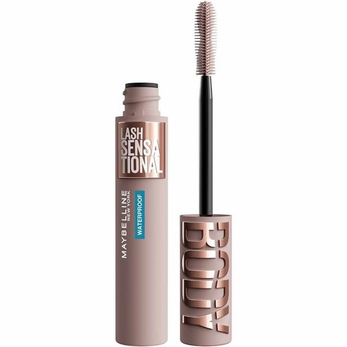 Maybelline Lash Sensational Waterproof Body Mascara Водоустойчива спирала за богат обем, плътни повдигнати мигли без ронене & размазване 8.4ml - Very Black