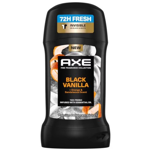 Axe Black Vanilla 72h Fresh Premium Deodorant Body Stick 50ml
