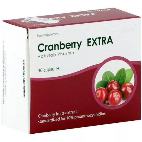 Activlab Cranberry Extra 350mg Food Supplement 30caps
