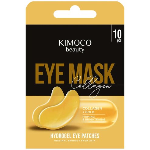 Kimoco Beauty Firming & Brightening Gold & Collagen Eye Mask 10 бр