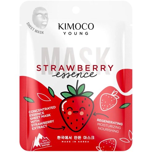 Kimoco Young Strawberry Essence Sheet Mask 25ml