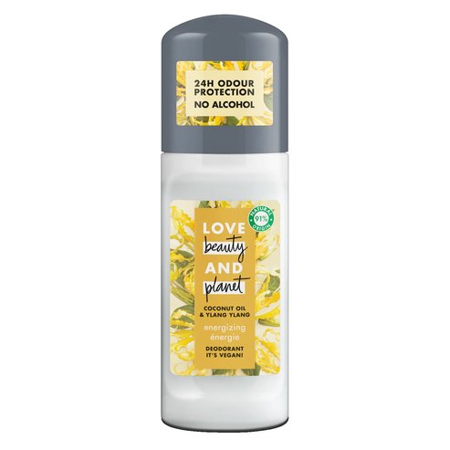 Love Beauty & Planet Coconut Oil & Ylang Ylang Pampering Soin Deo Дезодорант на рол с 0% алкохол 50ml