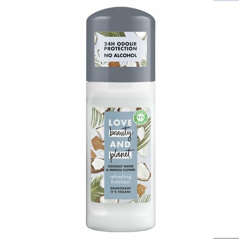 Love Beauty & Planet Coconut Water & Mimosa Flower Pampering Soin Deo Дезодорант на рол с 0% алкохол 50ml