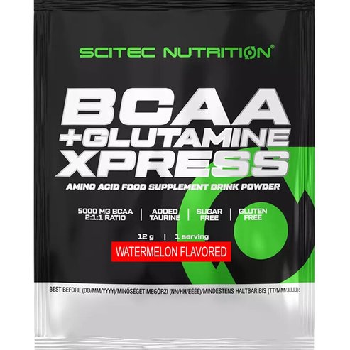 Scitec Nutrition BCAA + Glutamine Xpress Amino Acid Drink Powder 12g - Watermelon