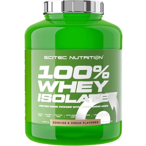 Scitec Nutrition 100% Whey Isolate 1816g - Cookies & Cream
