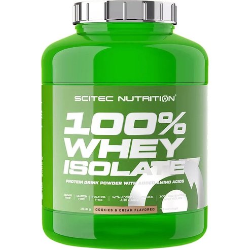 Scitec Nutrition 100% Whey Isolate 1816g - Cookies & Cream