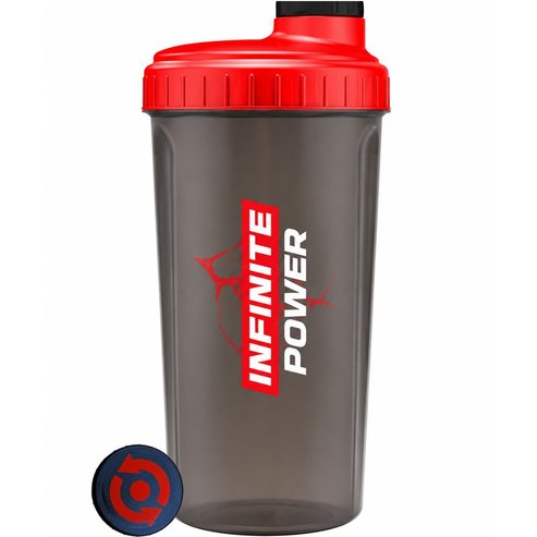Scitec Nutrition Shaker Протеинов шейкър пластмасов 700ml - Червено/Черно - Infinite Power