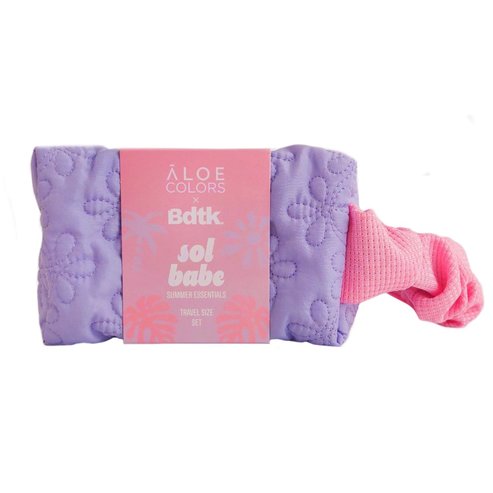 Aloe Colors Promo Sol Babe Summer Essentials Travel Size Hair & Body Mist 100ml & Body Lotion 100ml & Shower Gel Body 100ml