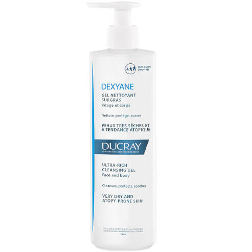 Ducray Dexyane Gel Nettoyant Surgras Почистващ гел за много суха кожа с тенденция към атопия 400ml