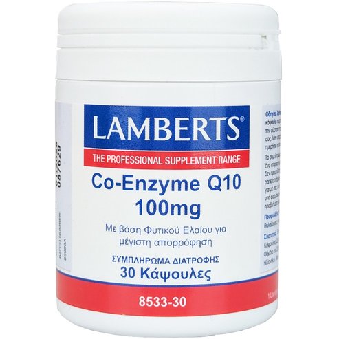 Lamberts Co-Enzyme Q10 100mg, 30caps
