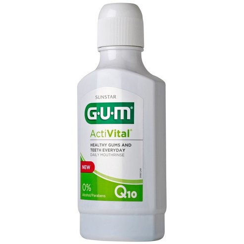 Gum ActiVital Q10 Daily Mouthrinse 6061 Вода за уста за здрави зъби и венци 300ml