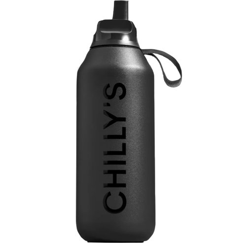 Chilly\'s Series 2 Abyss Flip Bottle 500ml - Black