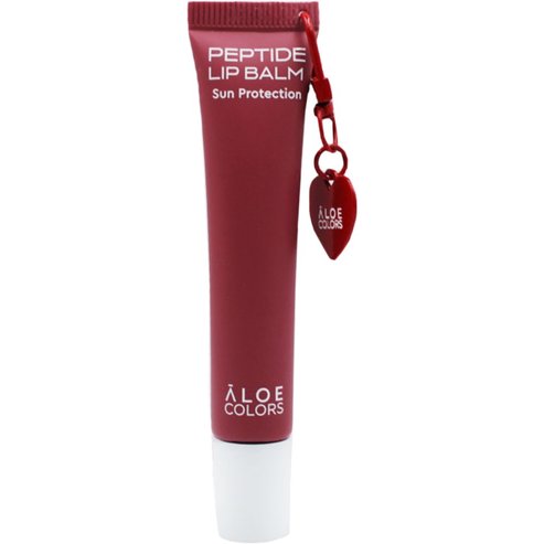 Aloe Colors Peptide Sun Protection Lip Balm Хидратиращ балсам за устни със слънцезащита, който дарява комфорт, подхранване & впечатляващ блясък с аромат на череша 15ml - Cherry Martini