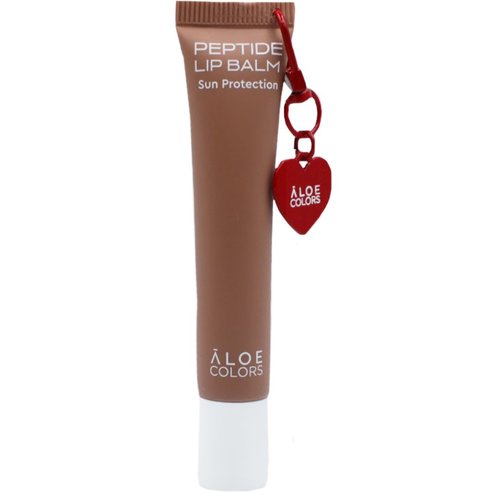 Aloe Colors Peptide Sun Protection Lip Balm Хидратиращ балсам за устни със слънцезащита, който дарява комфорт, подхранване & впечатляващ блясък с аромат на череша 15ml - Cherry Martini
