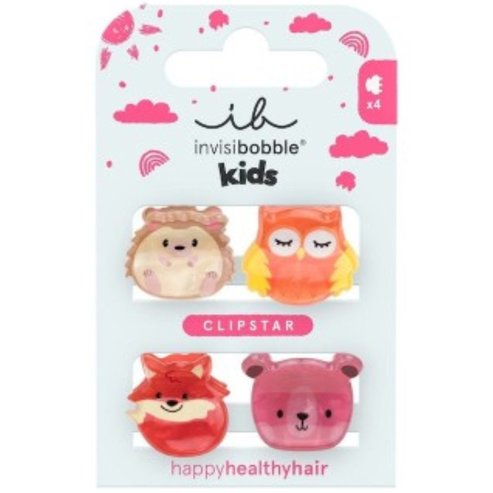 Invisibobble Clipstar Kids Clever Classmates 4 броя