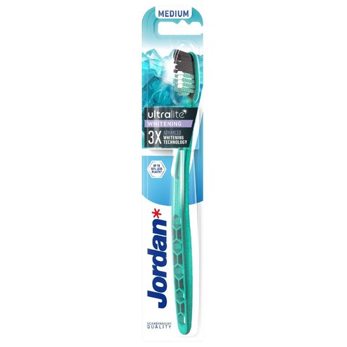 Jordan Ultralite 3x Advanced Whitening Medium Toothbrush 1 бр - Зелено