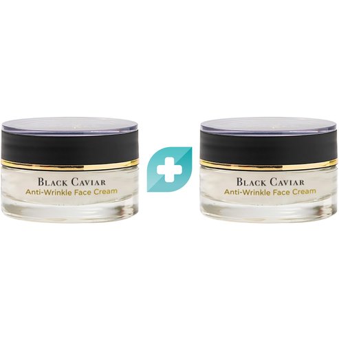 Inalia Комплект Black Caviar Anti-Wrinkle Face Cream 2x50ml