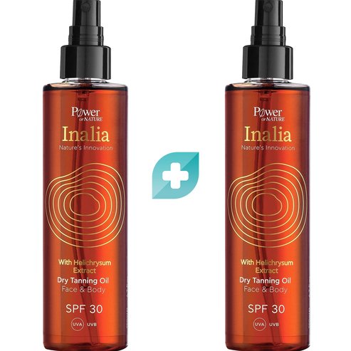 Inalia Комплект Dry Tanning Oil Face & Body Spf30, 2x200ml