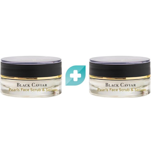 Inalia Комплект Black Caviar Pearls Face Scrub & Serum 2x15ml