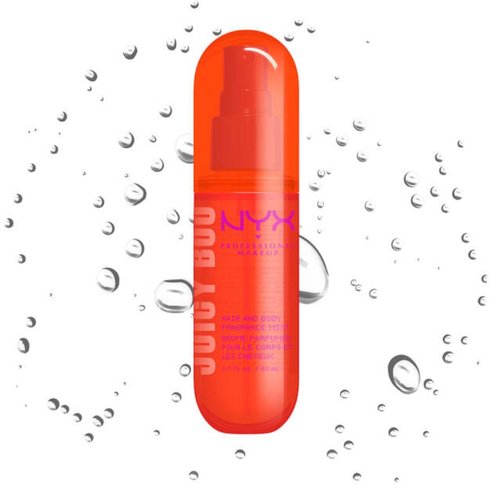 Nyx Professional Makeup Hair & Body Fragrance Mist Хидратиращ спрей за коса & тяло с аромат на цитруси & манго 80ml - Juicy Boo