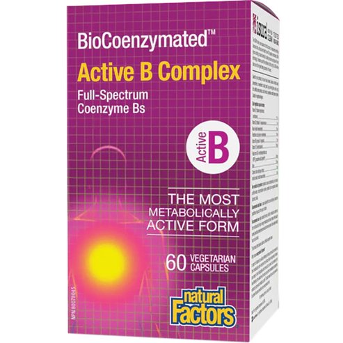 Natural Factors BioCoenzymated Active B Complex 60caps