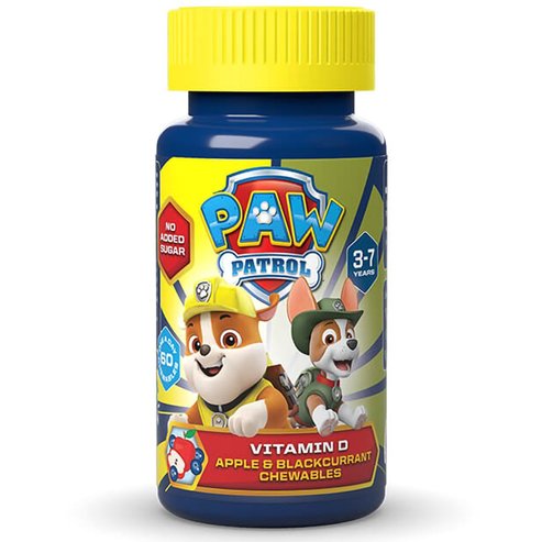 Nickelodeon Paw Patrol Vitamin D Chewables 60 Chew.tabs