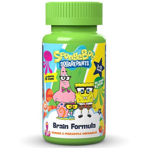 Nickelodeon Spongebob Brain Formula Chewables 60 Chew.tabs