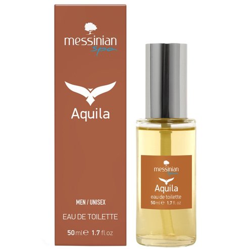 Messinian Spa Aquila Eau De Toilette Мъжки аромат Aquila с нотки на кардамон канела & бергамот Вдъхновен от митологията & легендата за орела на Зевс 50ml