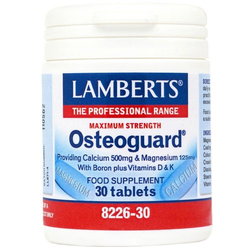 Lamberts Osteoguard Calcium, Magnesium & Boron Plus Vitamins D3 & K2, 30tabs