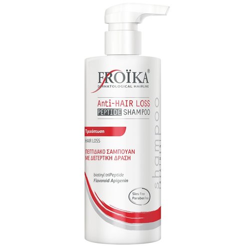 Froika Anti-Hair Loss Peptide Treatment Shampoo Пептиден шампоан със стимулиращо и защитно действие за фина и слаба коса със склонност към косопад с помпа 400ml