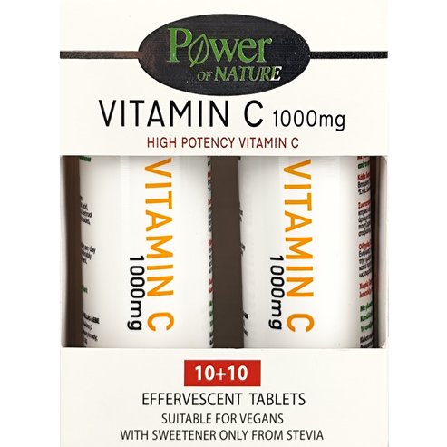 Power Health Promo High Potency Vitamin C 1000mg 20 Effer.tabs (2x10 Effer.tabs)