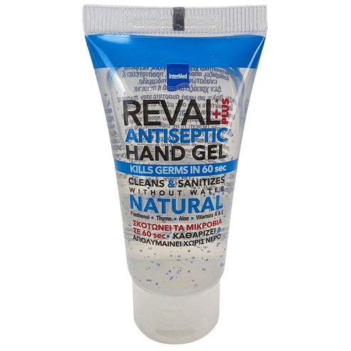 Intermed Reval Plus Antiseptic Hand Gel Natural 30ml & Кутия за подарък, избрана на случаен принцип