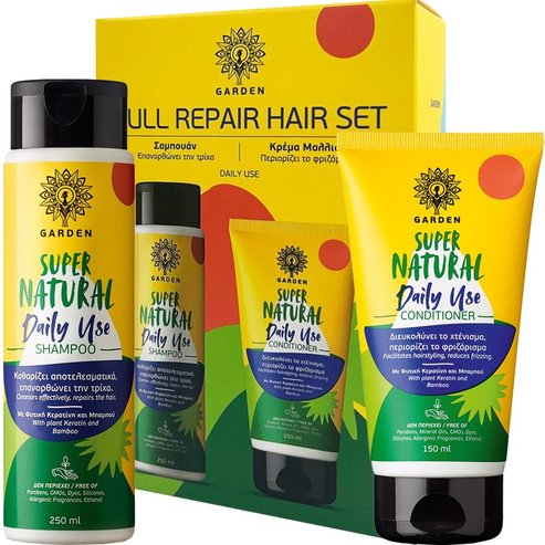 Garden Promo Super Natural Daily Use Shampoo 250ml & Super Natural Daily Use Conditioner 150ml