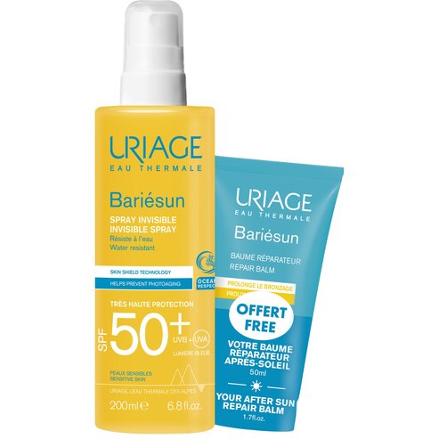 Uriage Promo Baresium Invisible Spray Spf50+, 200ml & Подарък After Sun Repair Balm 50ml