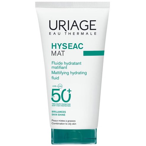Uriage Eau Thermale Hyseac Mat Spf50+ Mattifying Hydrating Fluid 50ml